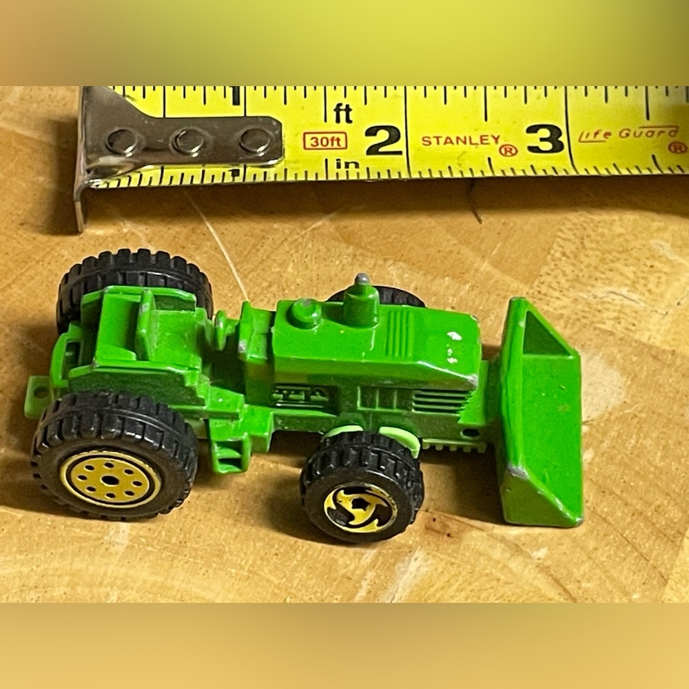 Hot Wheels 1991 Vintage Die-Cast Toy Tractor Front Loader